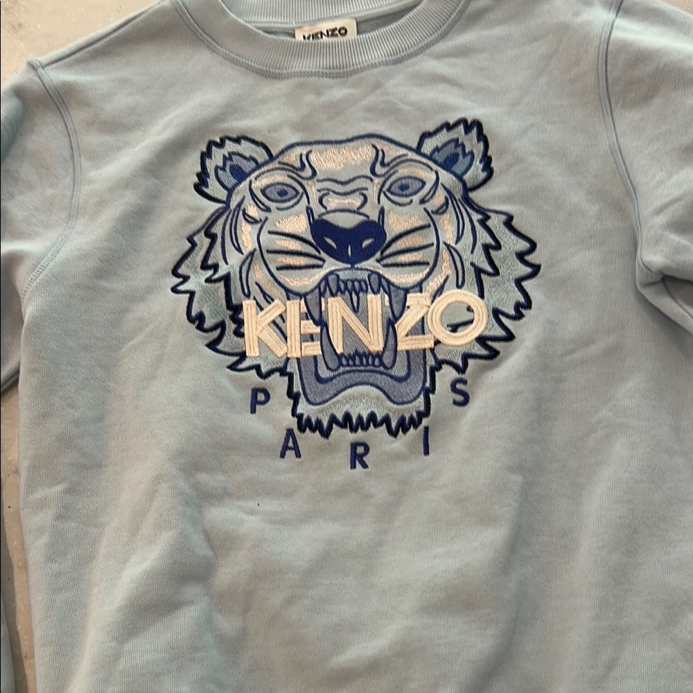 Kenzo Kids Blue Tiger Sweatshirt